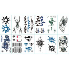 Fashion Cartoon Tattoo Stickers for Parties